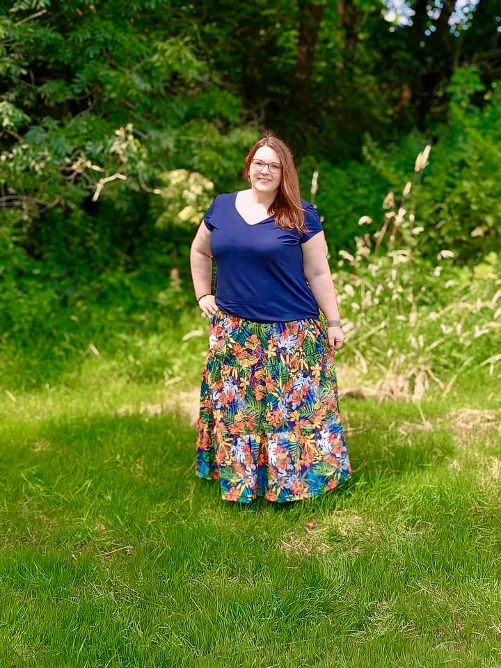 Schnittmuster Stufenrock ESCADARIA (32-58) : - Sewando