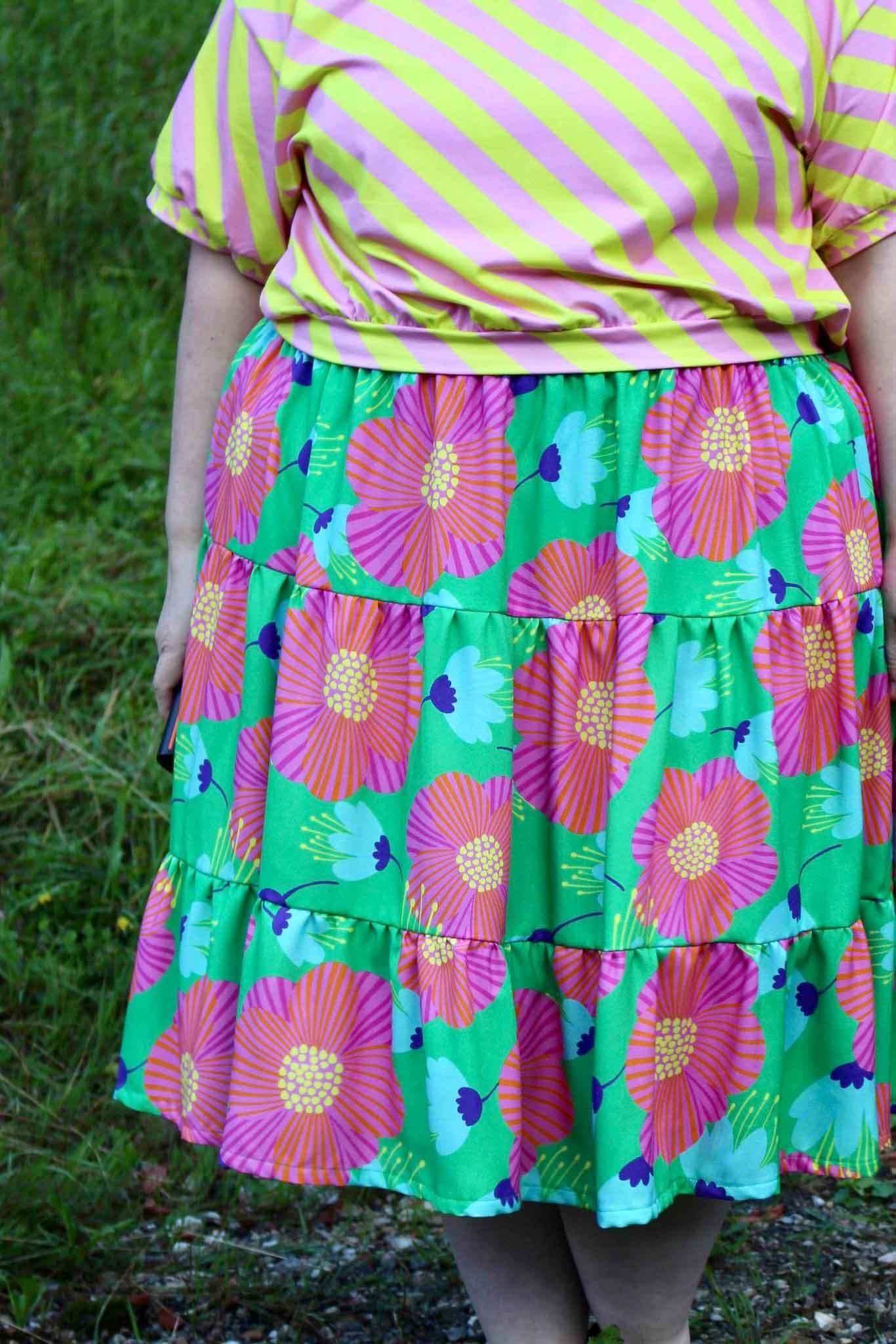 Schnittmuster Stufenrock ESCADARIA (32-58) : - Sewando