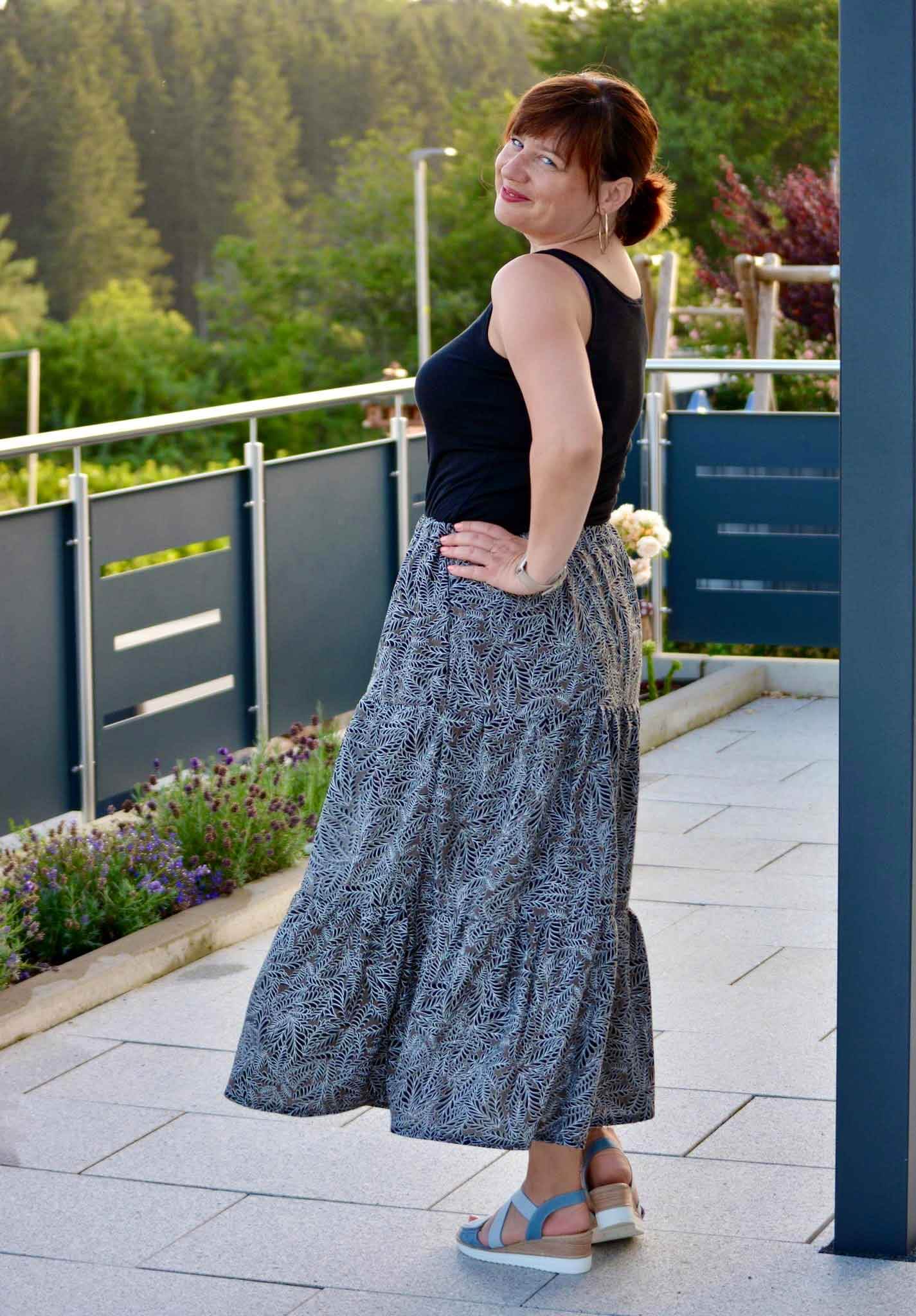 Schnittmuster Stufenrock ESCADARIA (32-58) : - Sewando