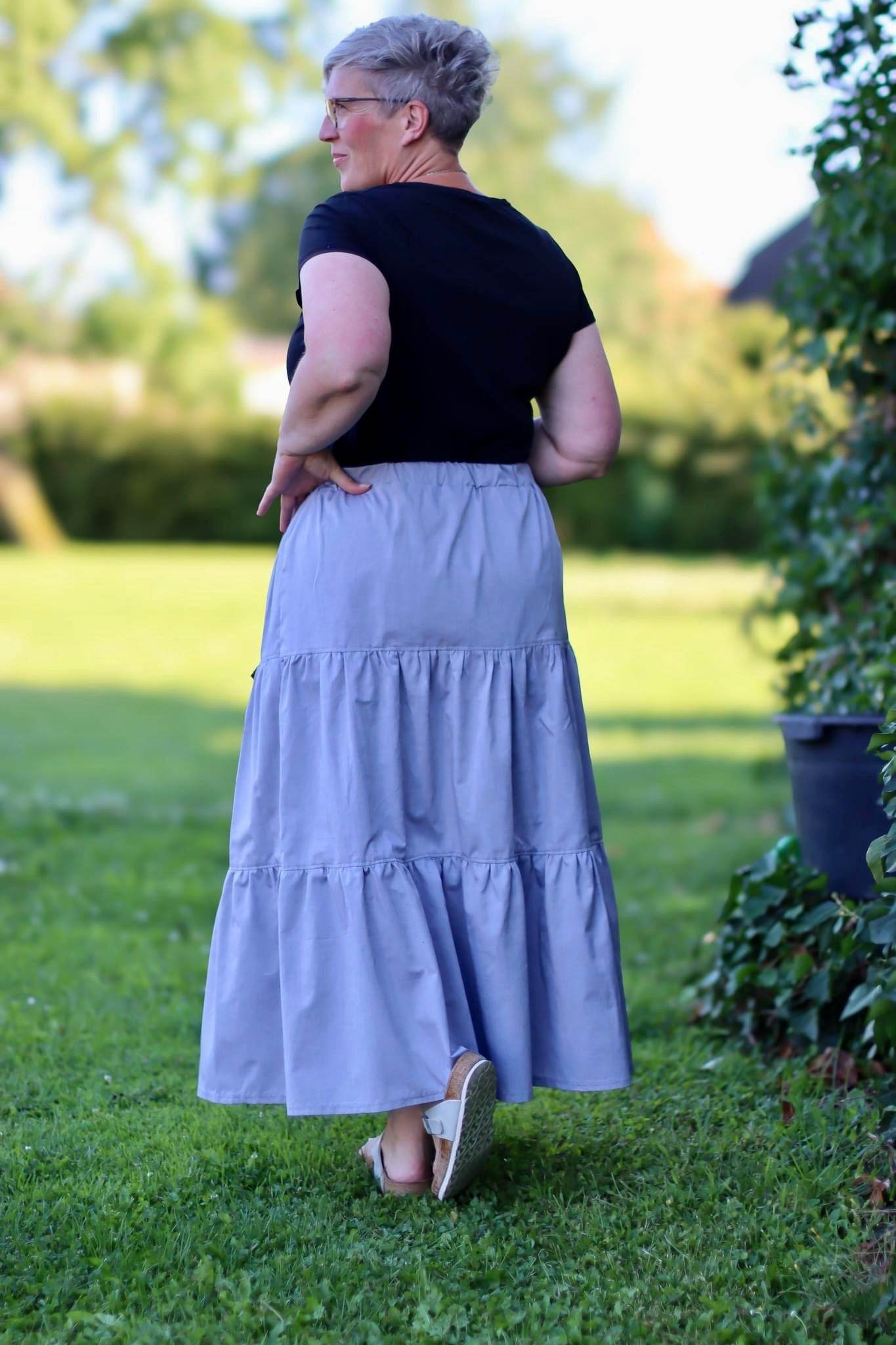 Schnittmuster Stufenrock ESCADARIA (32-58) : - Sewando