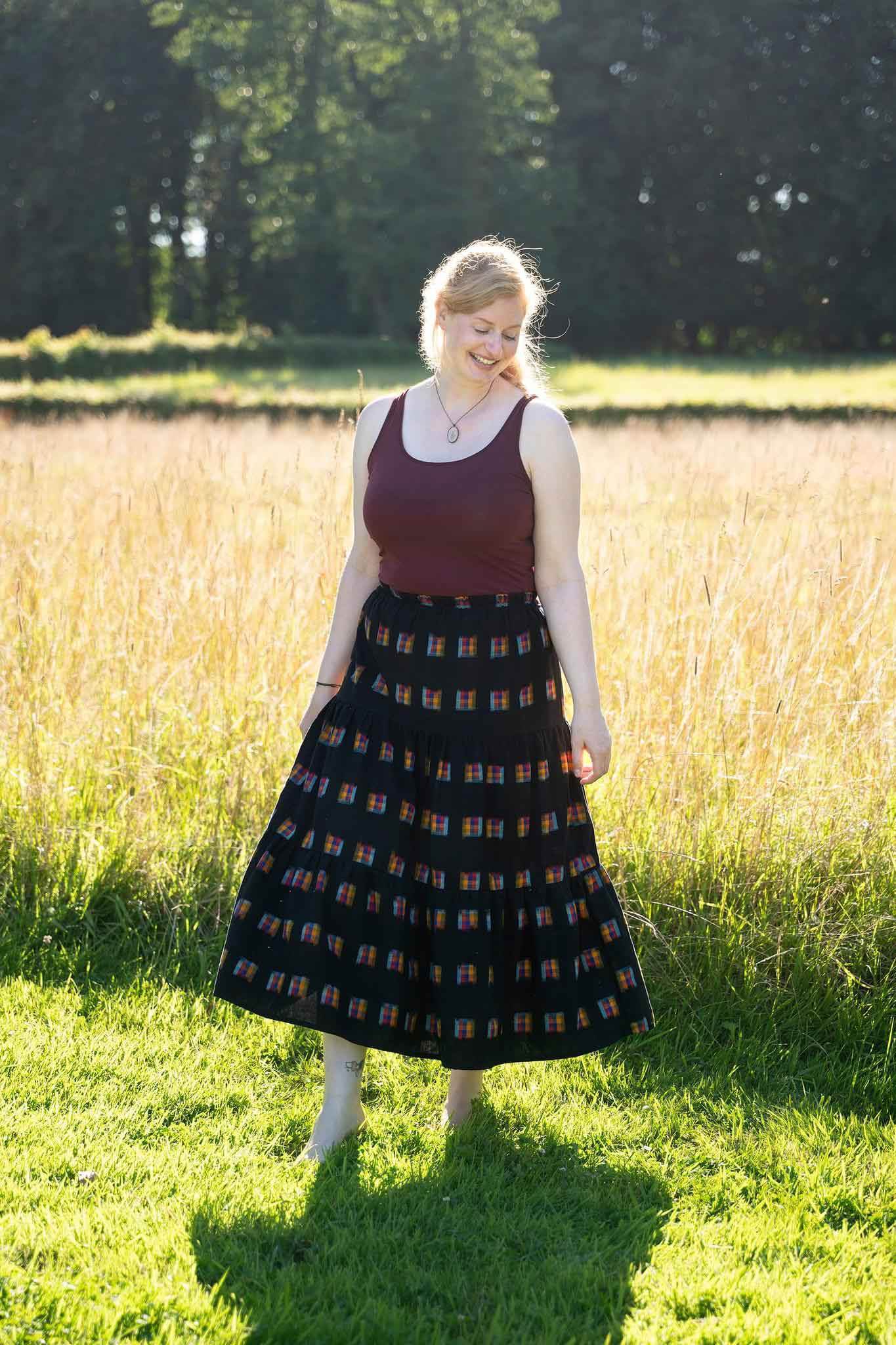 Schnittmuster Stufenrock ESCADARIA (32-58) : - Sewando