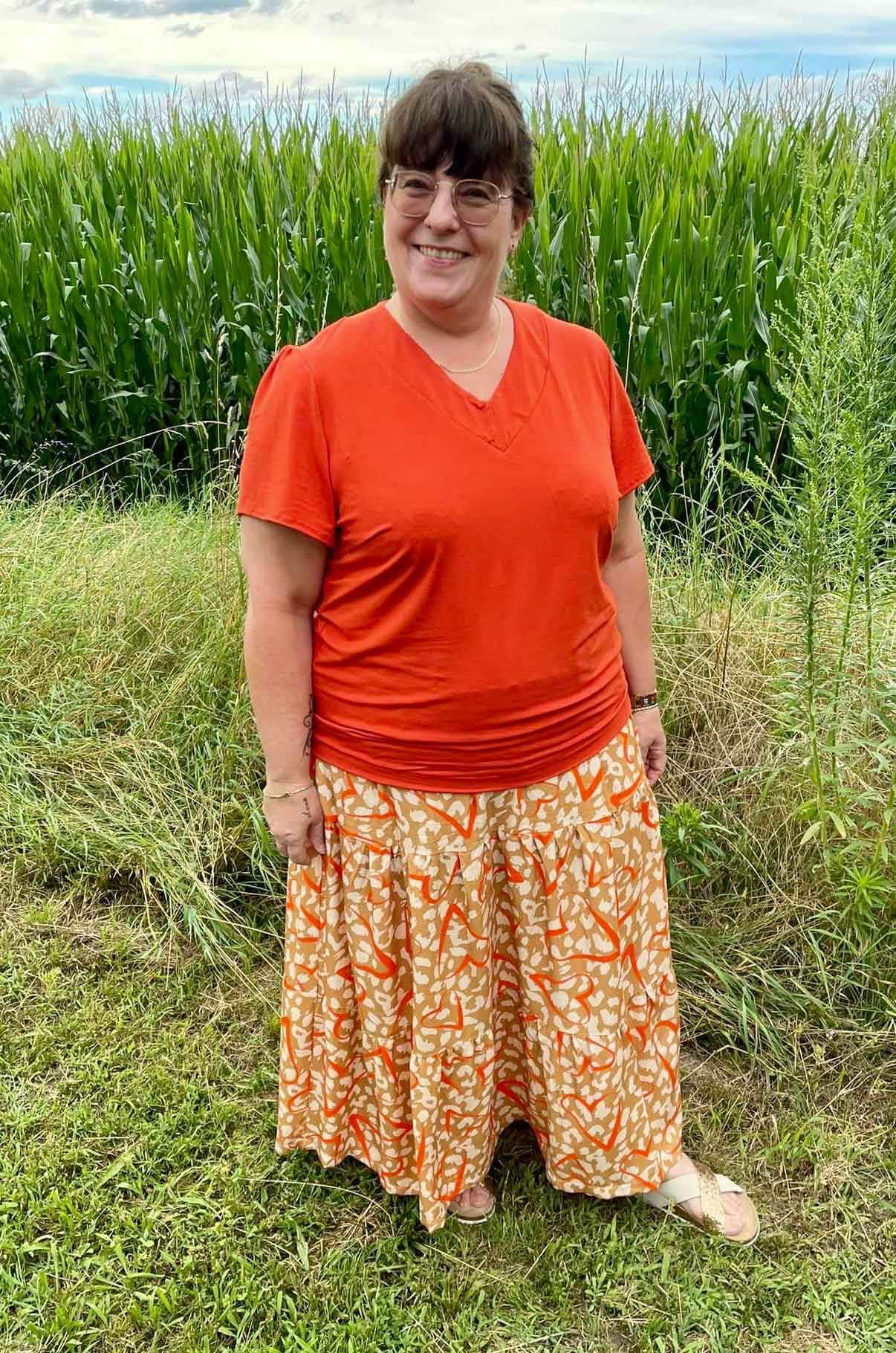 Schnittmuster Stufenrock ESCADARIA (32-58) : - Sewando