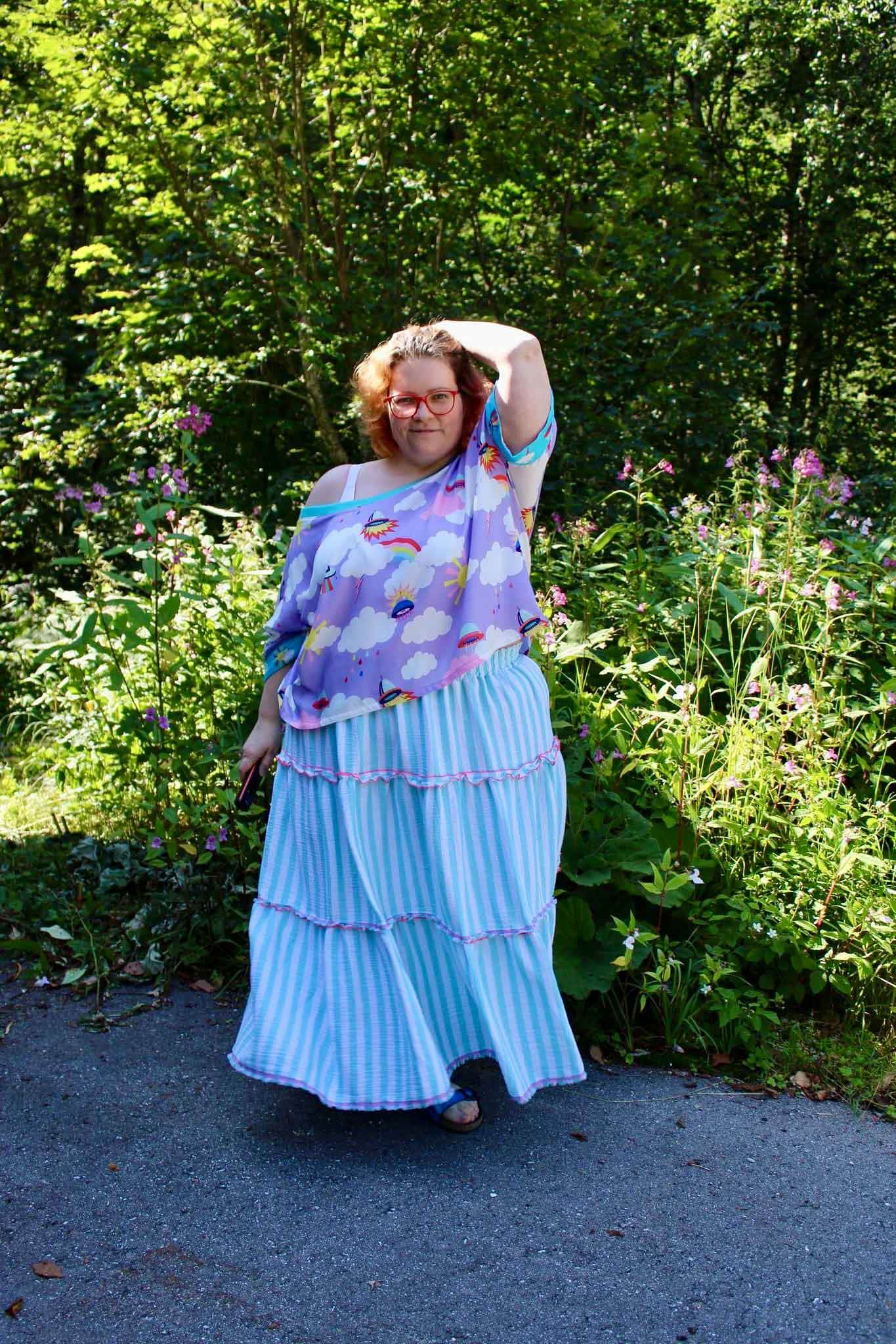 Schnittmuster Stufenrock ESCADARIA (32-58) : - Sewando