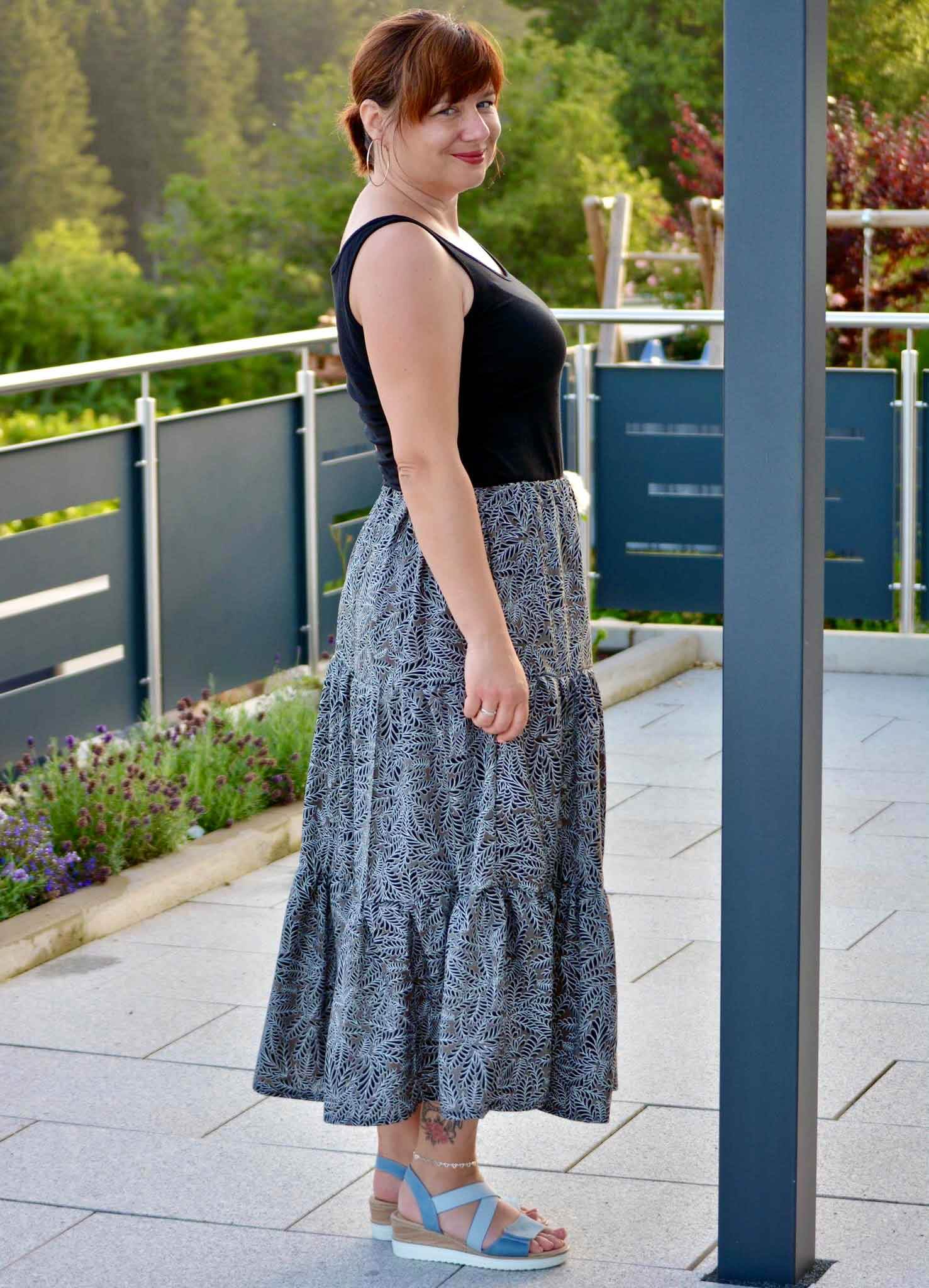 Schnittmuster Stufenrock ESCADARIA (32-58) : - Sewando