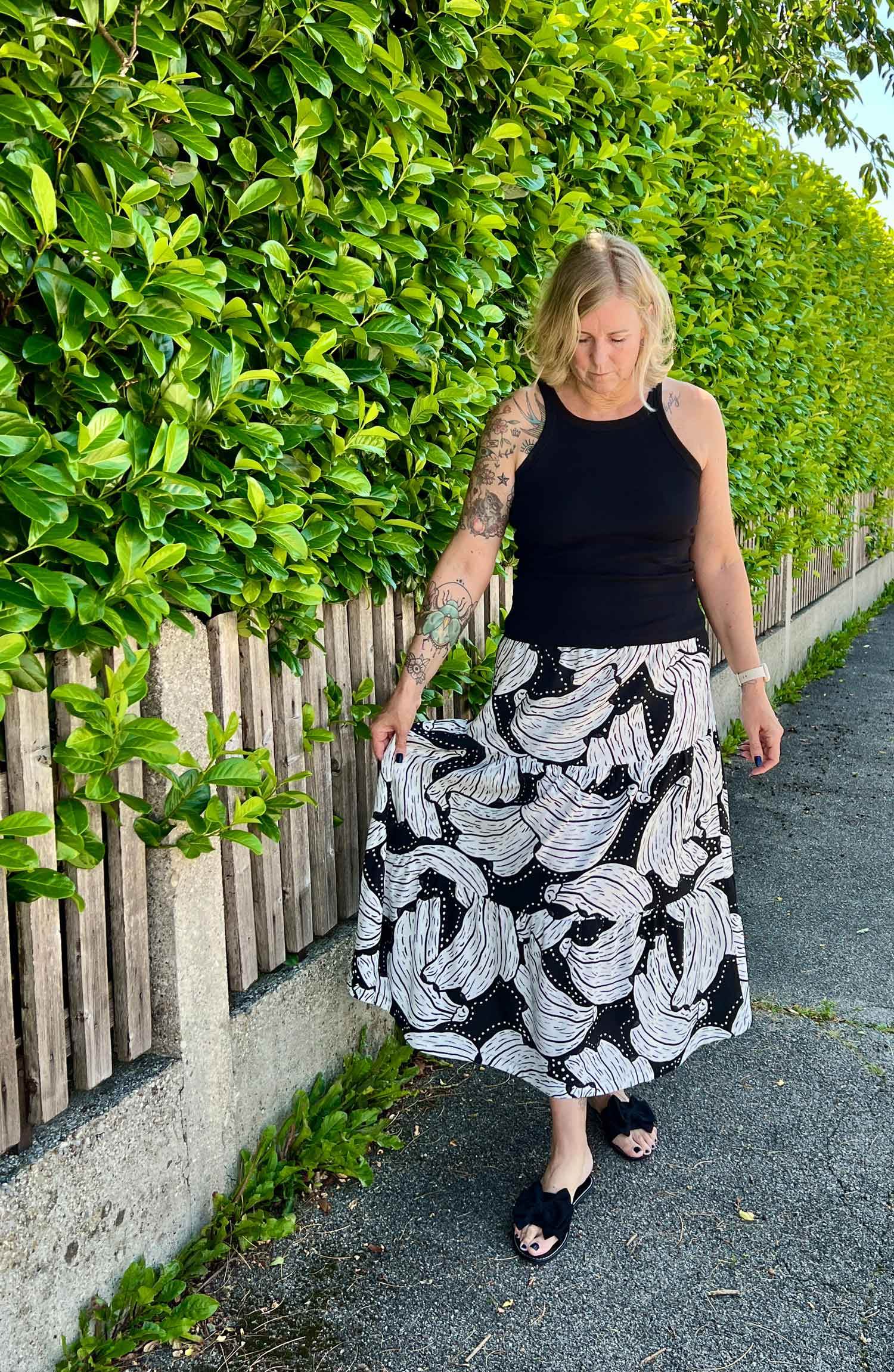 Schnittmuster Stufenrock ESCADARIA (32-58) : - Sewando