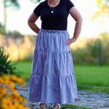 Schnittmuster Stufenrock ESCADARIA (32-58) : - Sewando