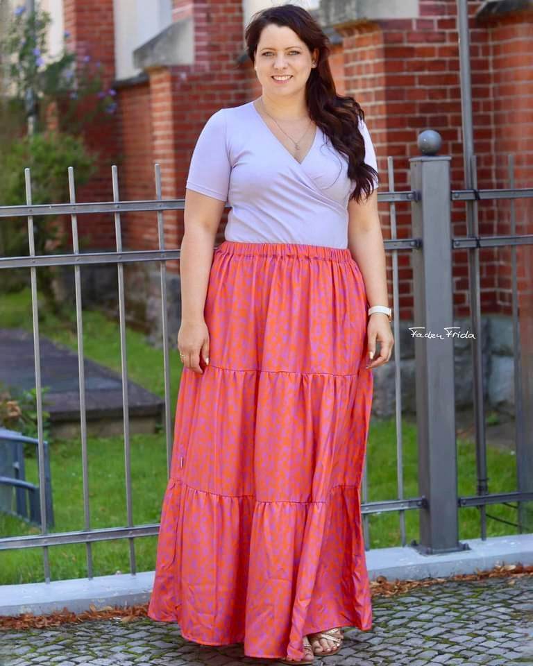 Schnittmuster Stufenrock ESCADARIA (32-58) : - Sewando