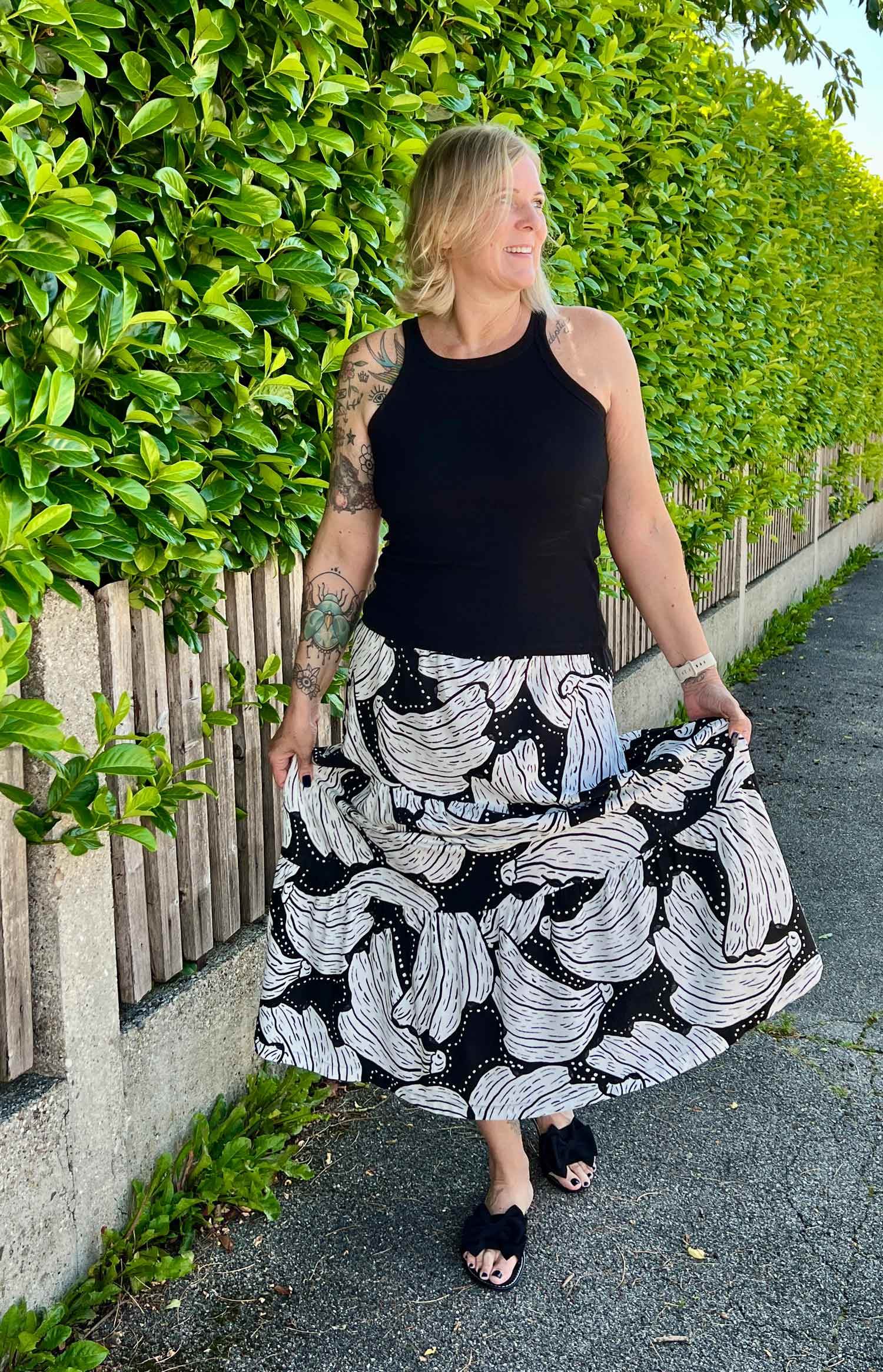 Schnittmuster Stufenrock ESCADARIA (32-58) : - Sewando