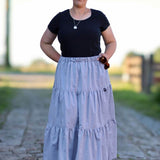 Schnittmuster Stufenrock ESCADARIA (32-58) : - Sewando