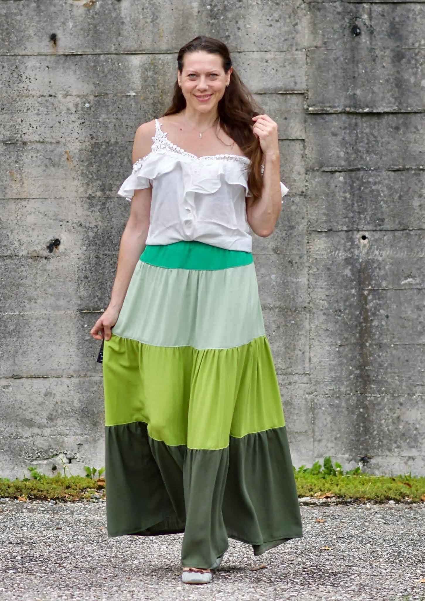 Schnittmuster Stufenrock ESCADARIA (32-58) : - Sewando