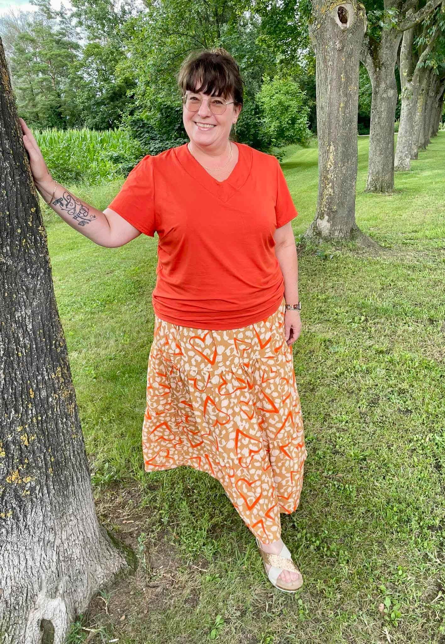 Schnittmuster Stufenrock ESCADARIA (32-58) : - Sewando