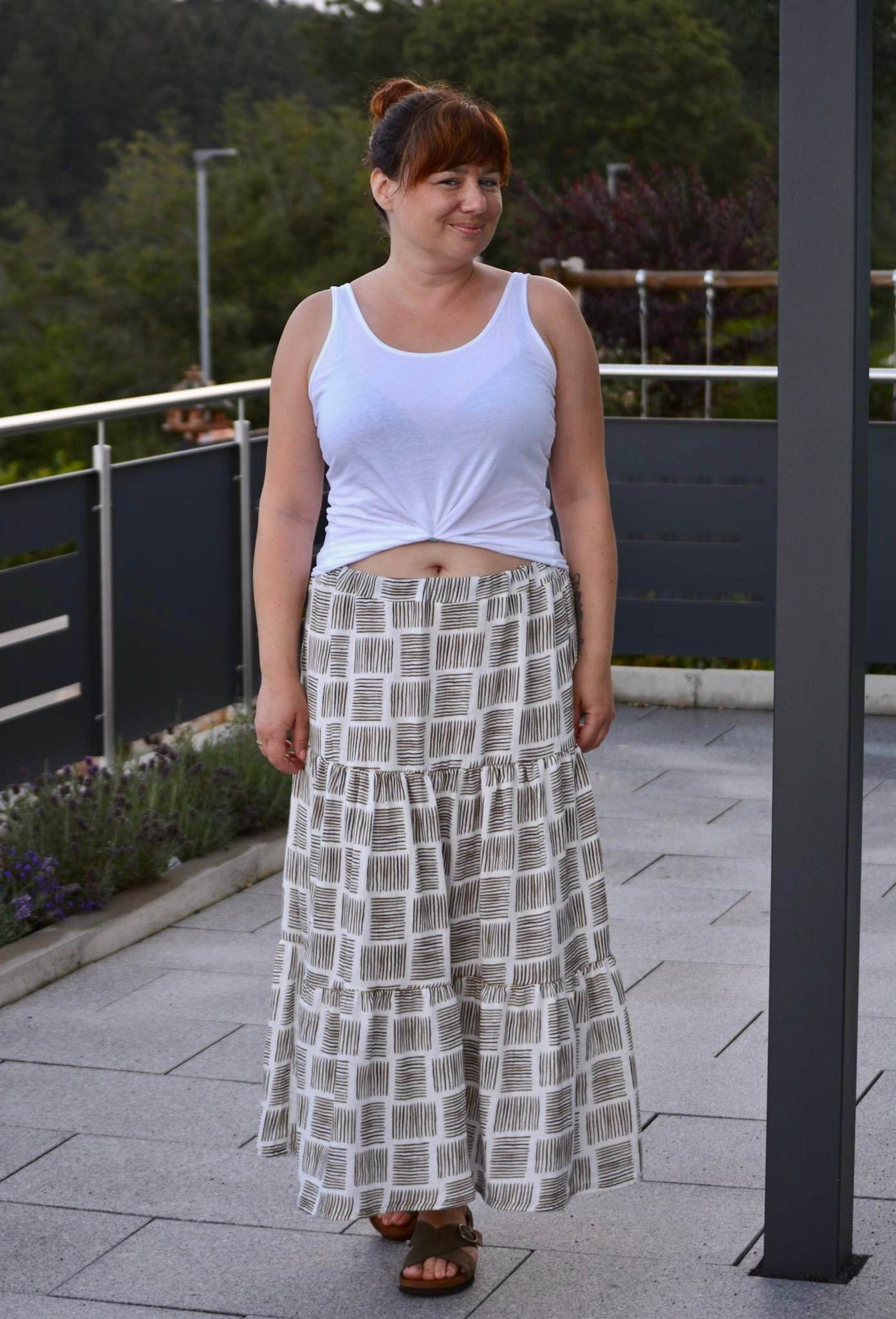 Schnittmuster Stufenrock ESCADARIA (32-58) : - Sewando