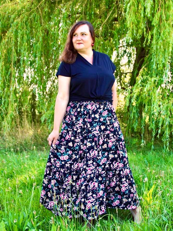 Schnittmuster Stufenrock ESCADARIA (32-58) : - Sewando