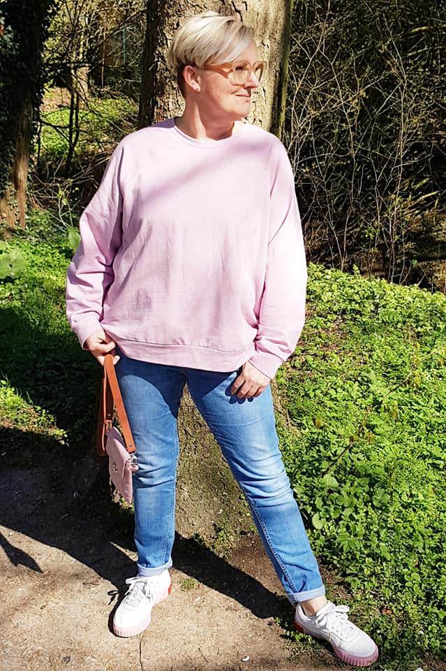 Schnittmuster Oversize Raglansweater PAPAYA (34-60) : - Sewando