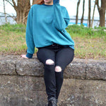 Schnittmuster Oversize Raglansweater PAPAYA (34-60) : - Sewando