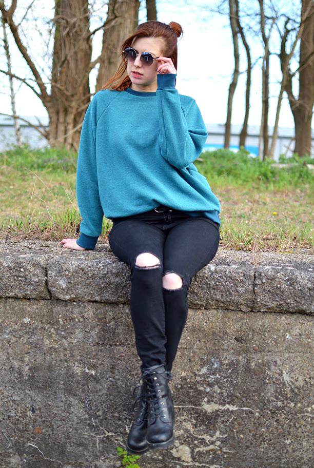 Schnittmuster Oversize Raglansweater PAPAYA (34-60) : - Sewando