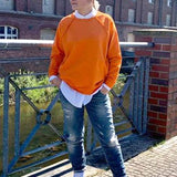 Schnittmuster Oversize Raglansweater PAPAYA (34-60) : - Sewando