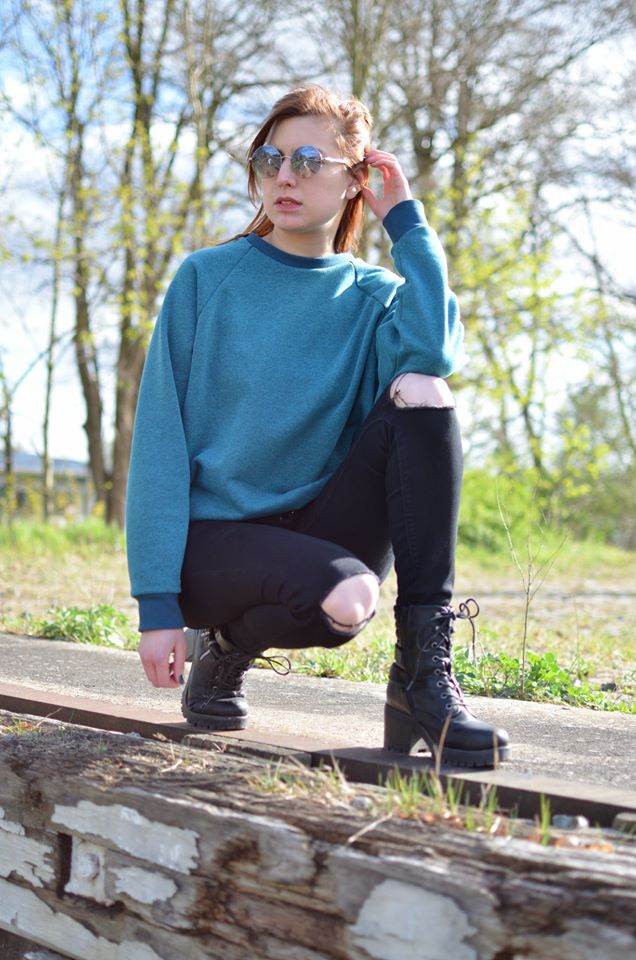 Schnittmuster Oversize Raglansweater PAPAYA (34-60) : - Sewando