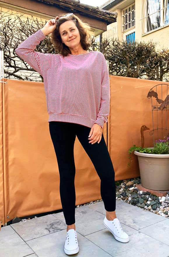 Schnittmuster Oversize Raglansweater PAPAYA (34-60) : - Sewando