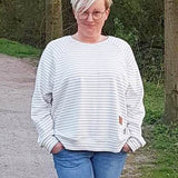 Schnittmuster Oversize Raglansweater PAPAYA (34-60) : - Sewando