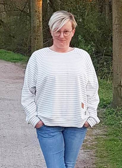 Schnittmuster Oversize Raglansweater PAPAYA (34-60) : - Sewando
