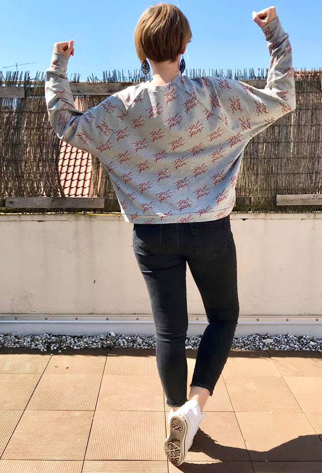 Schnittmuster Oversize Raglansweater PAPAYA (34-60) : - Sewando