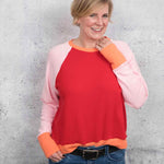 Schnittmuster Oversize Raglansweater PAPAYA (34-60) : - Sewando