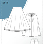 Schnittmuster Tellerrock mit Petticoat AVARITIA (34-58) : - Sewando