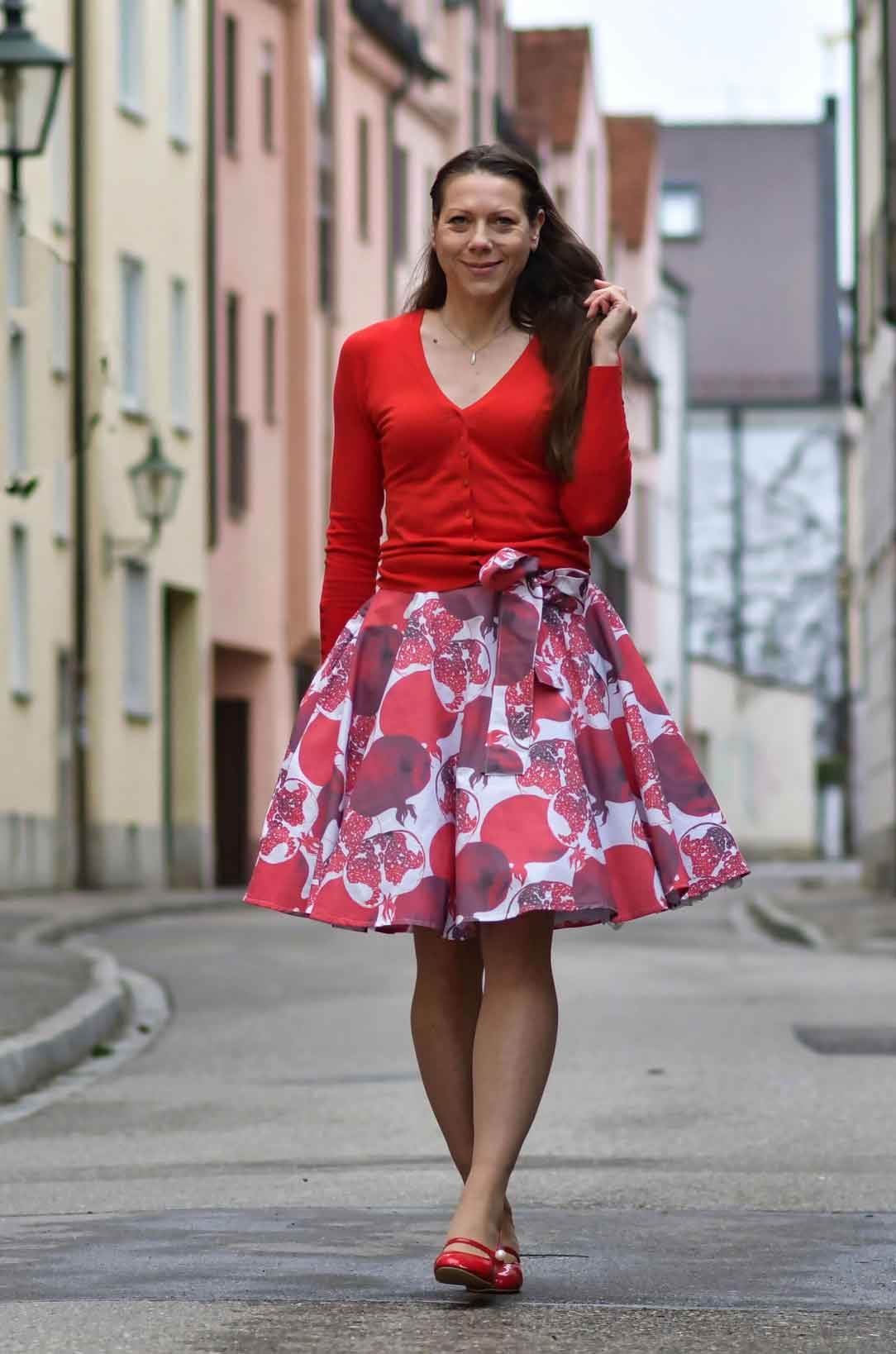 Schnittmuster Tellerrock mit Petticoat AVARITIA (34-58) : - Sewando