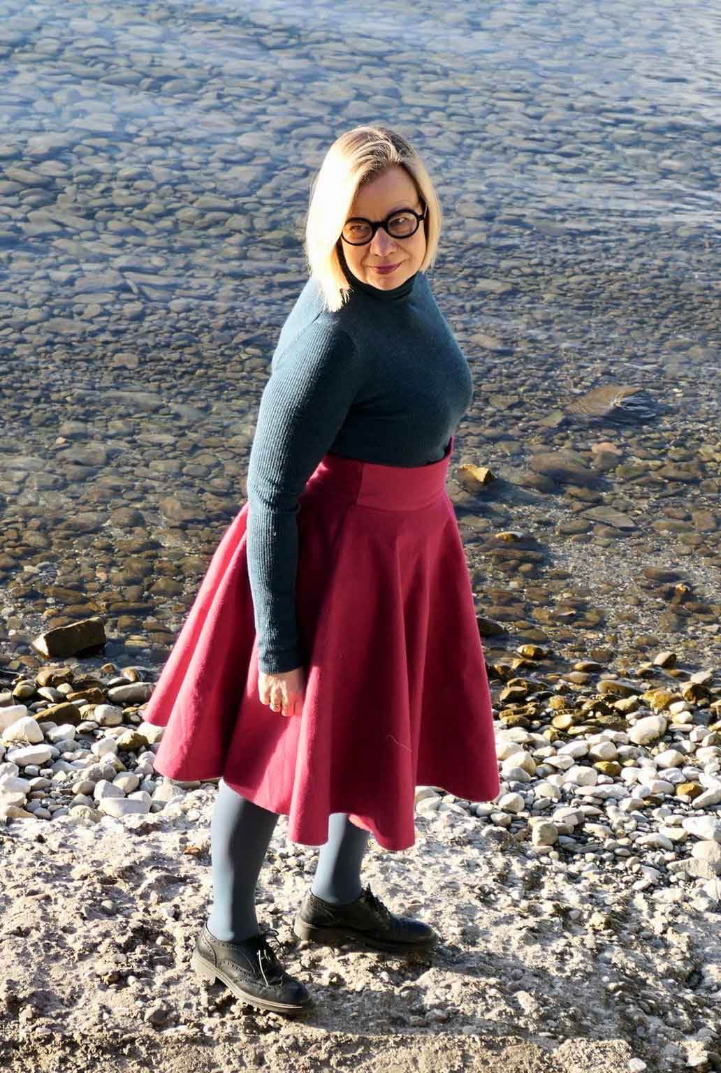 Schnittmuster Tellerrock mit Petticoat AVARITIA (34-58) : - Sewando