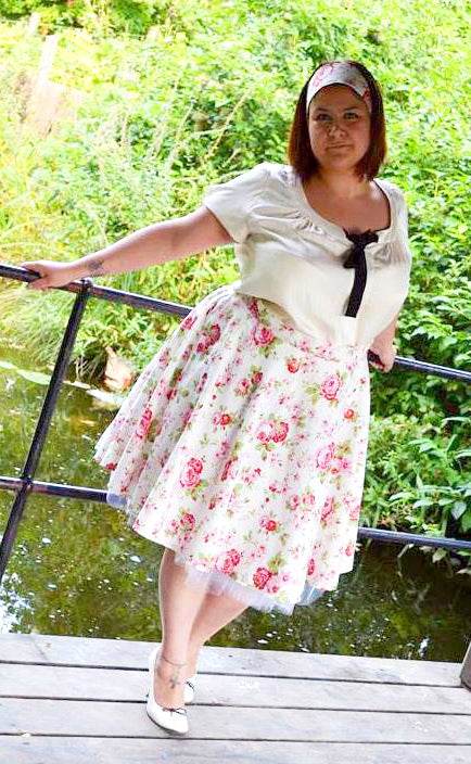 Schnittmuster Tellerrock mit Petticoat AVARITIA (34-58) : - Sewando