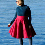 Schnittmuster Tellerrock mit Petticoat AVARITIA (34-58) : - Sewando