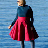 Schnittmuster Tellerrock mit Petticoat AVARITIA (34-58) : - Sewando