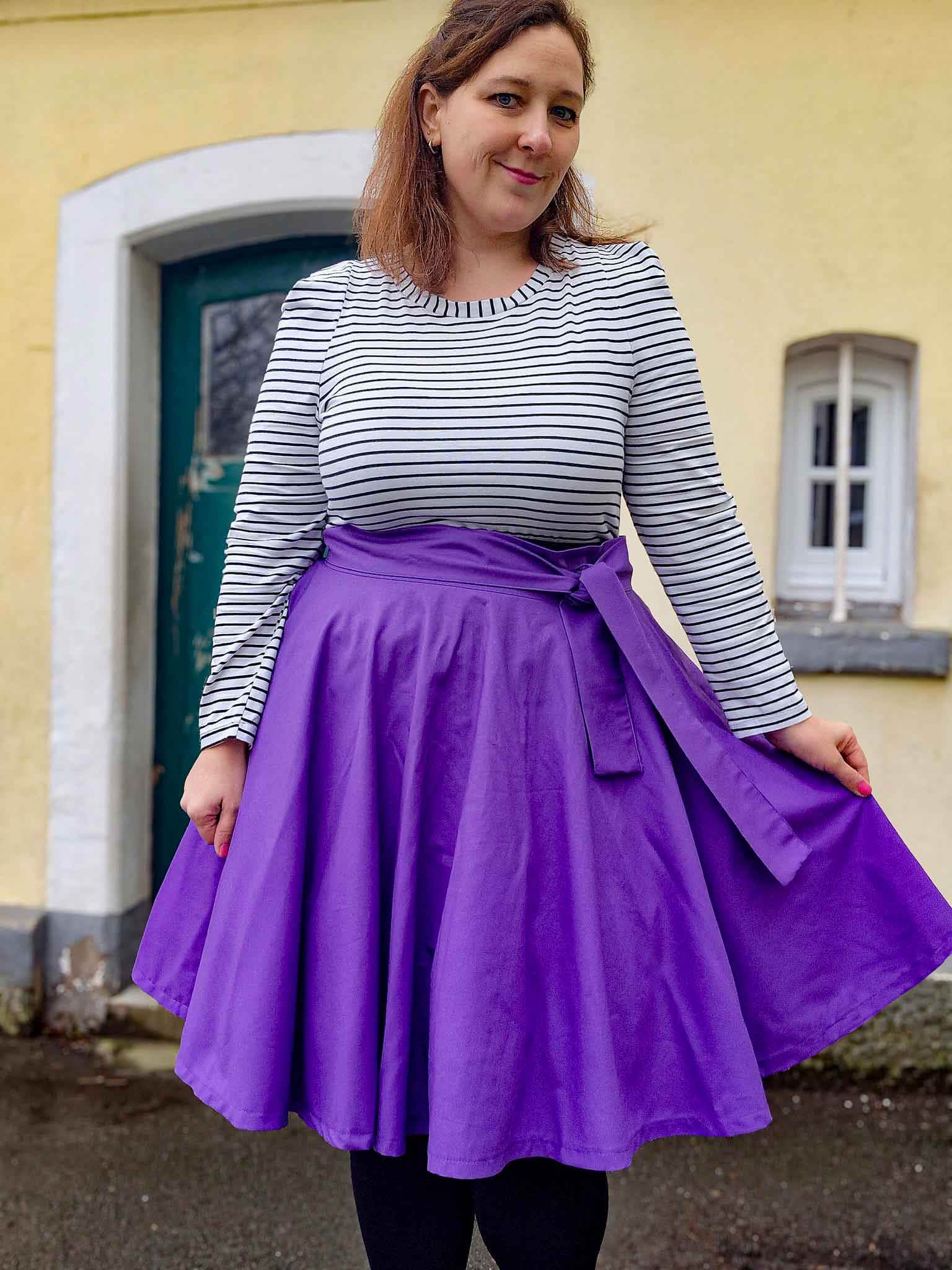 Schnittmuster Tellerrock mit Petticoat AVARITIA (34-58) : - Sewando