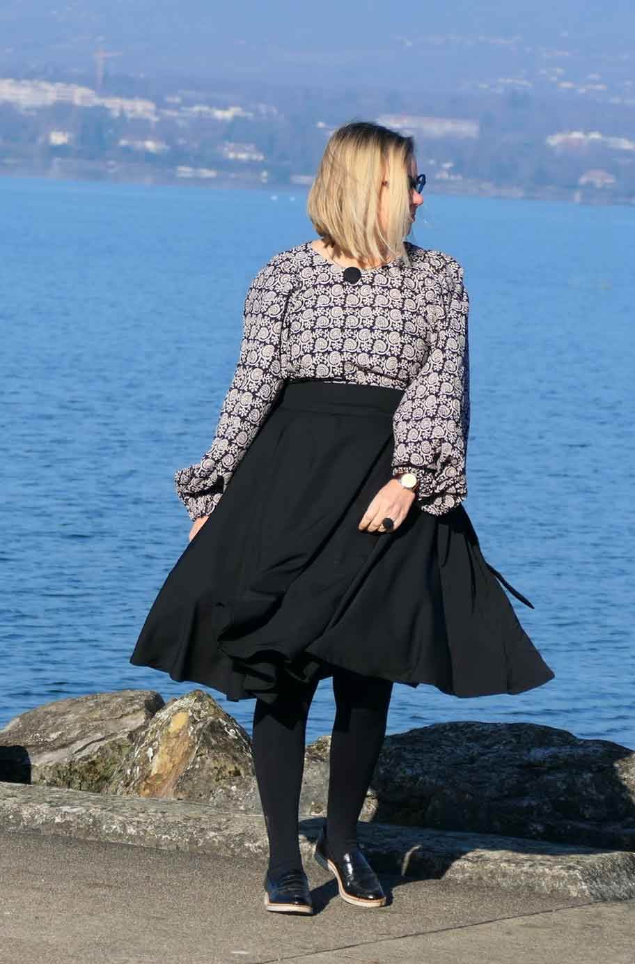 Schnittmuster Tellerrock mit Petticoat AVARITIA (34-58) : - Sewando