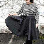 Schnittmuster Tellerrock mit Petticoat AVARITIA (34-58) : - Sewando