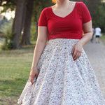Schnittmuster Tellerrock mit Petticoat AVARITIA (34-58) : - Sewando