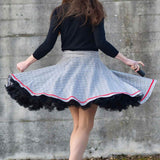 Schnittmuster Tellerrock mit Petticoat AVARITIA (34-58) : - Sewando