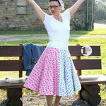 Schnittmuster Tellerrock mit Petticoat AVARITIA (34-58) : - Sewando