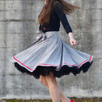 Schnittmuster Tellerrock mit Petticoat AVARITIA (34-58) : - Sewando