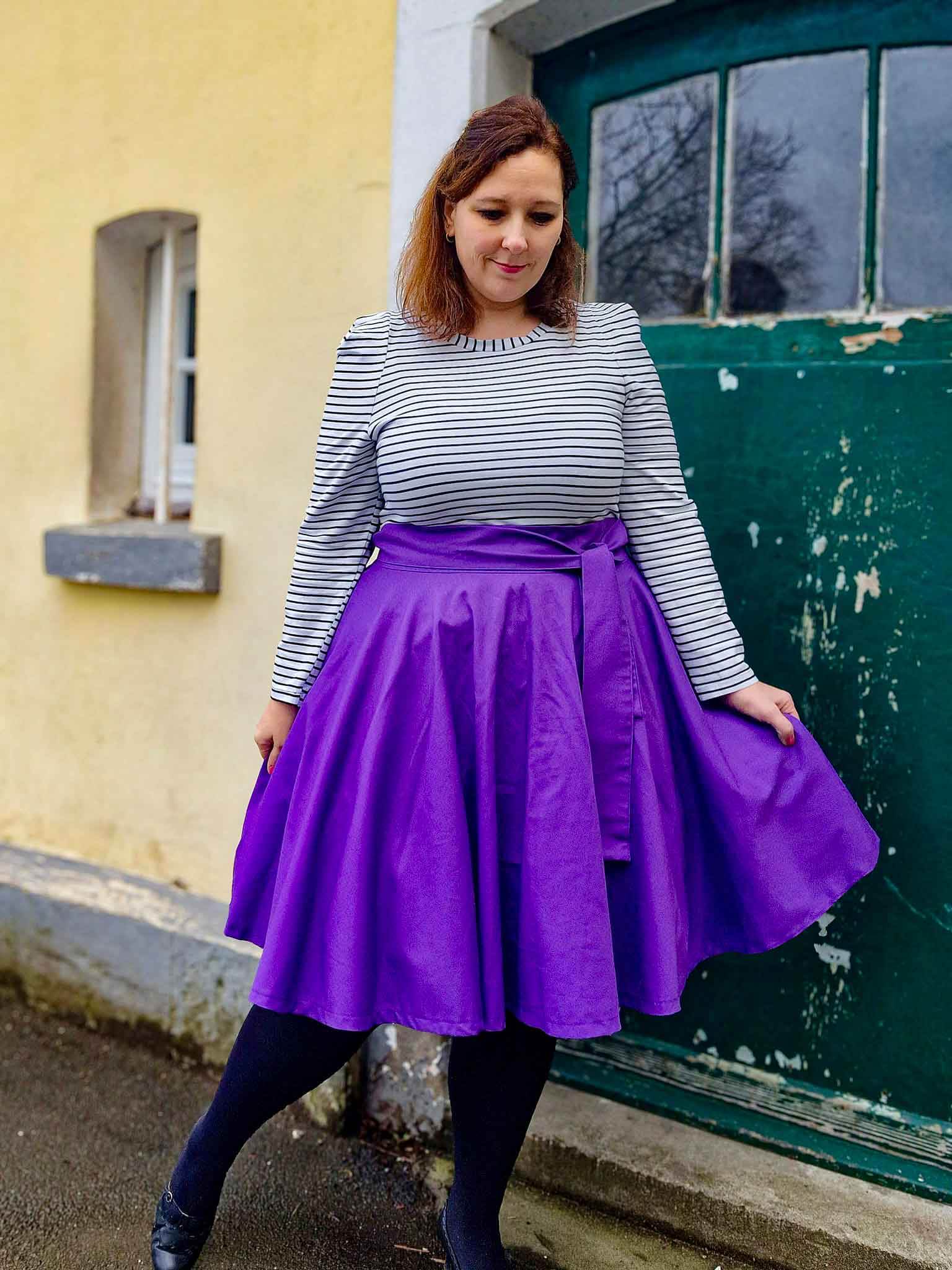 Schnittmuster Tellerrock mit Petticoat AVARITIA (34-58) : - Sewando