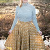 Schnittmuster Tellerrock mit Petticoat AVARITIA (34-58) : - Sewando