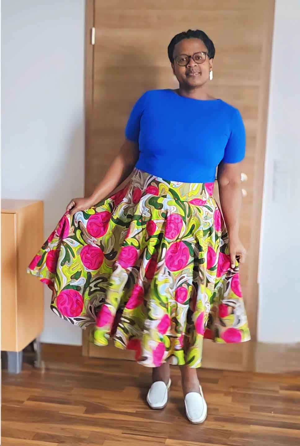 Schnittmuster Tellerrock mit Petticoat AVARITIA (34-58) : - Sewando