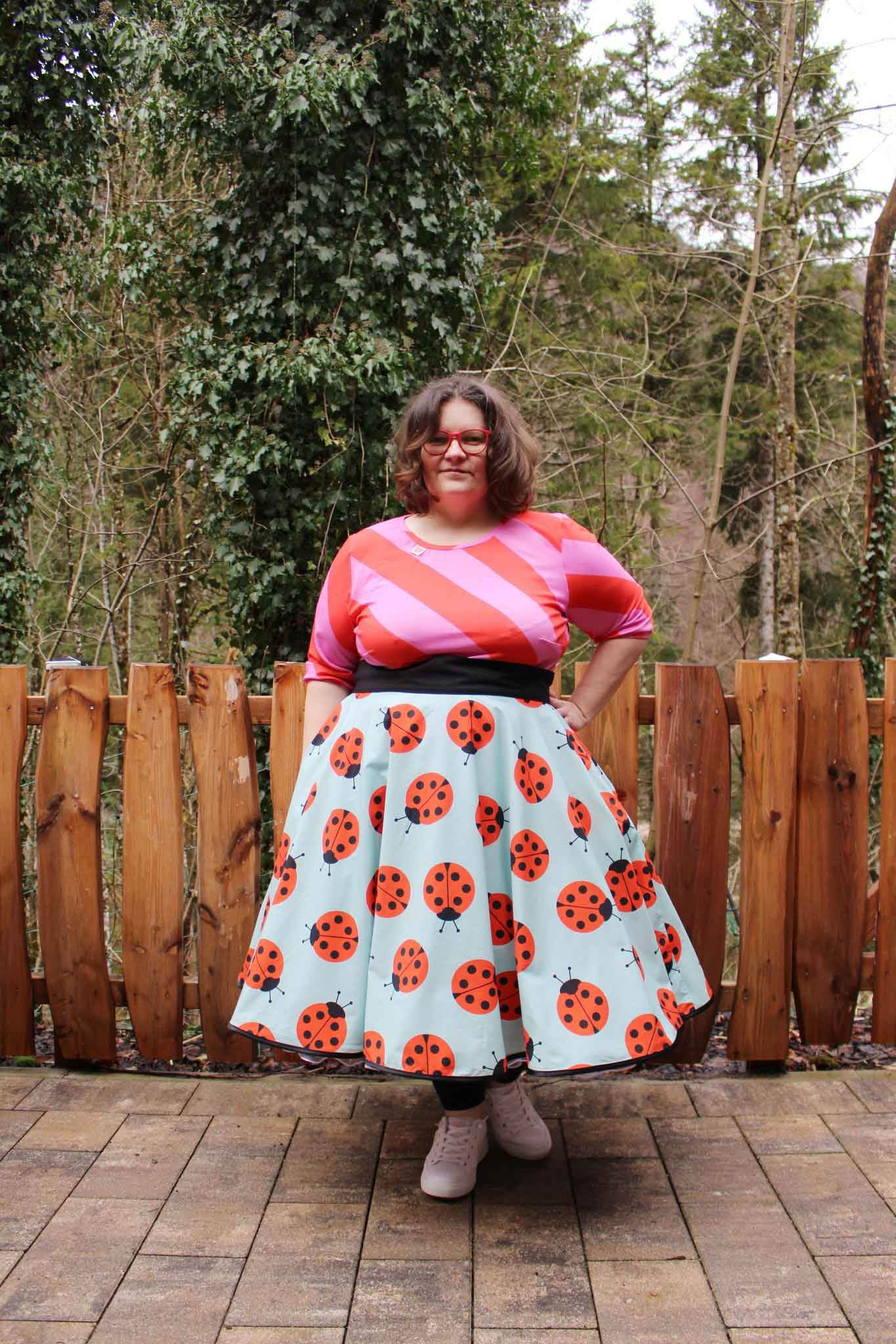 Schnittmuster Tellerrock mit Petticoat AVARITIA (34-58) : - Sewando