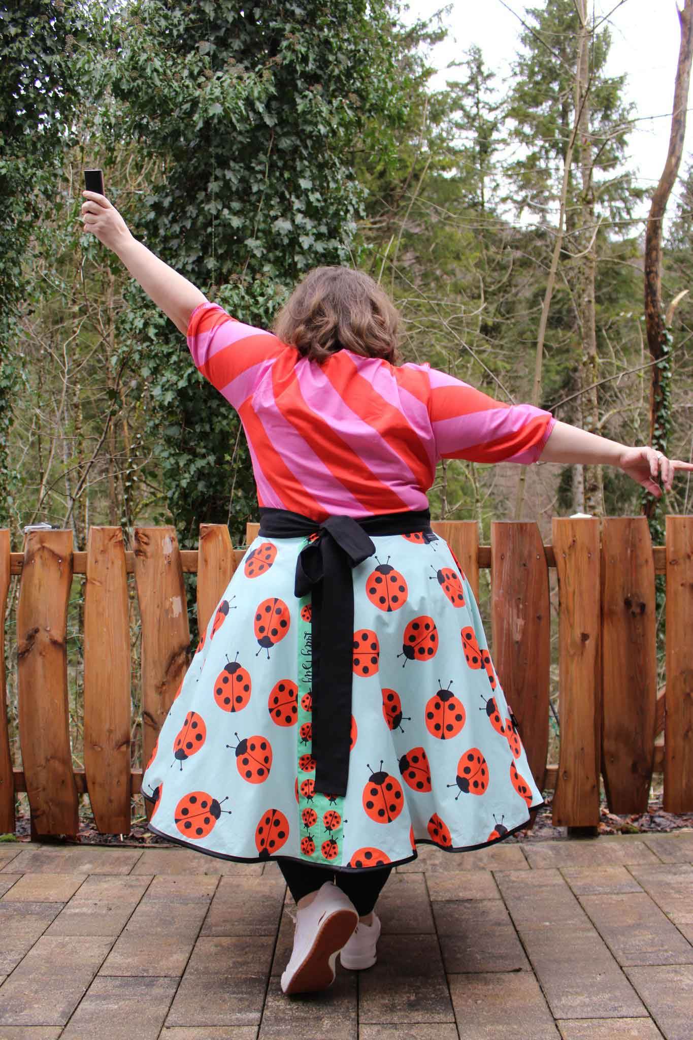 Schnittmuster Tellerrock mit Petticoat AVARITIA (34-58) : - Sewando