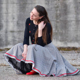 Schnittmuster Tellerrock mit Petticoat AVARITIA (34-58) : - Sewando