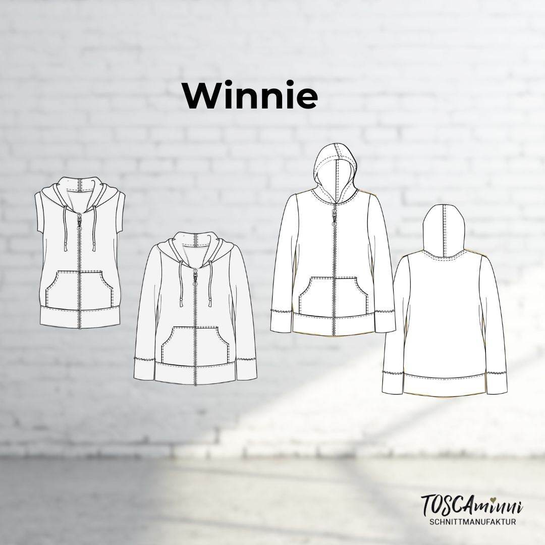 Schnittmuster Damen Jacke, Weste Winnie Gr. 34-54 - Sewando