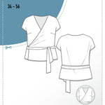 Schnittmuster Wickelbluse OLIVIA (34-56) : - Sewando