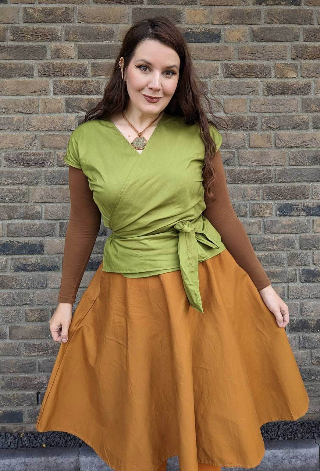 Schnittmuster Wickelbluse OLIVIA (34-56) : - Sewando