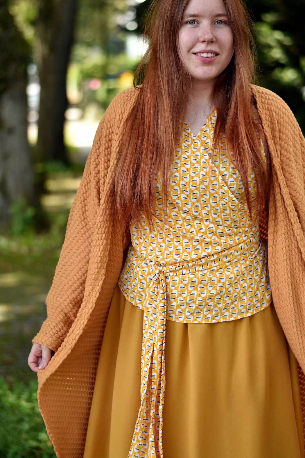 Schnittmuster Wickelbluse OLIVIA (34-56) : - Sewando